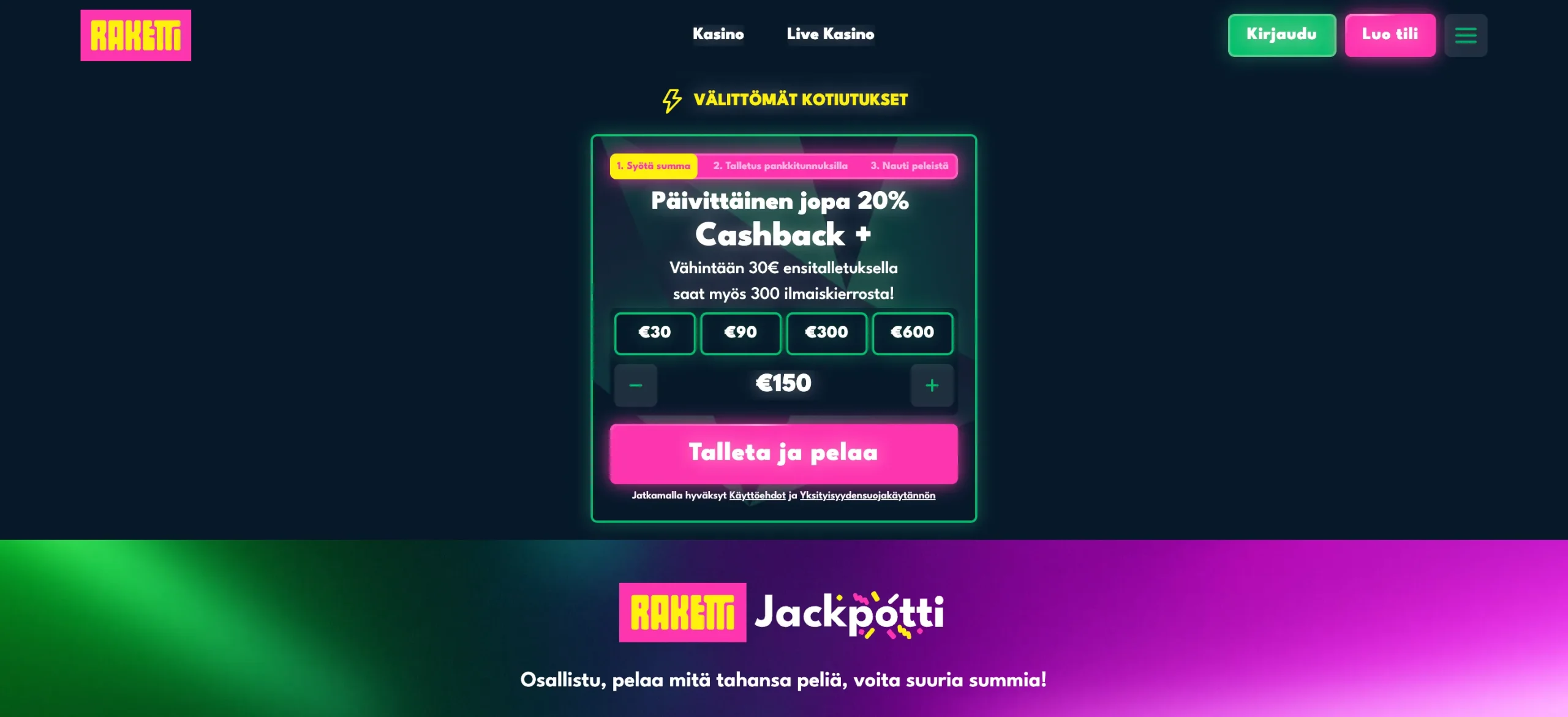 Raketti-banner