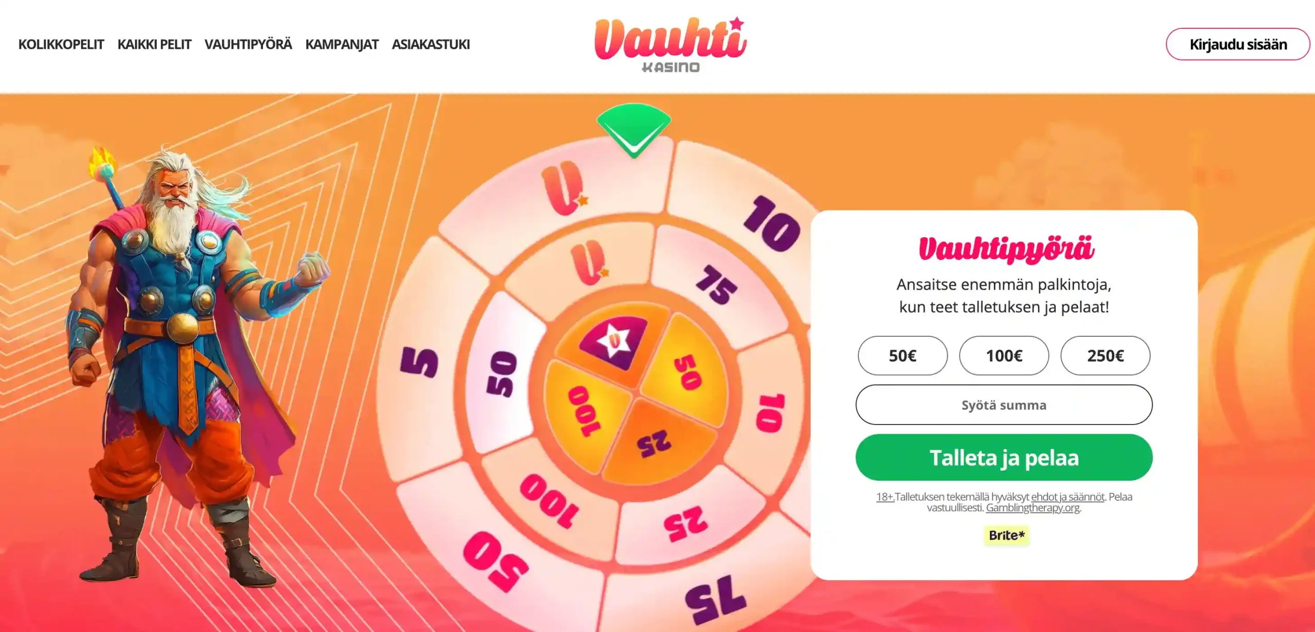 Vauhti-banner